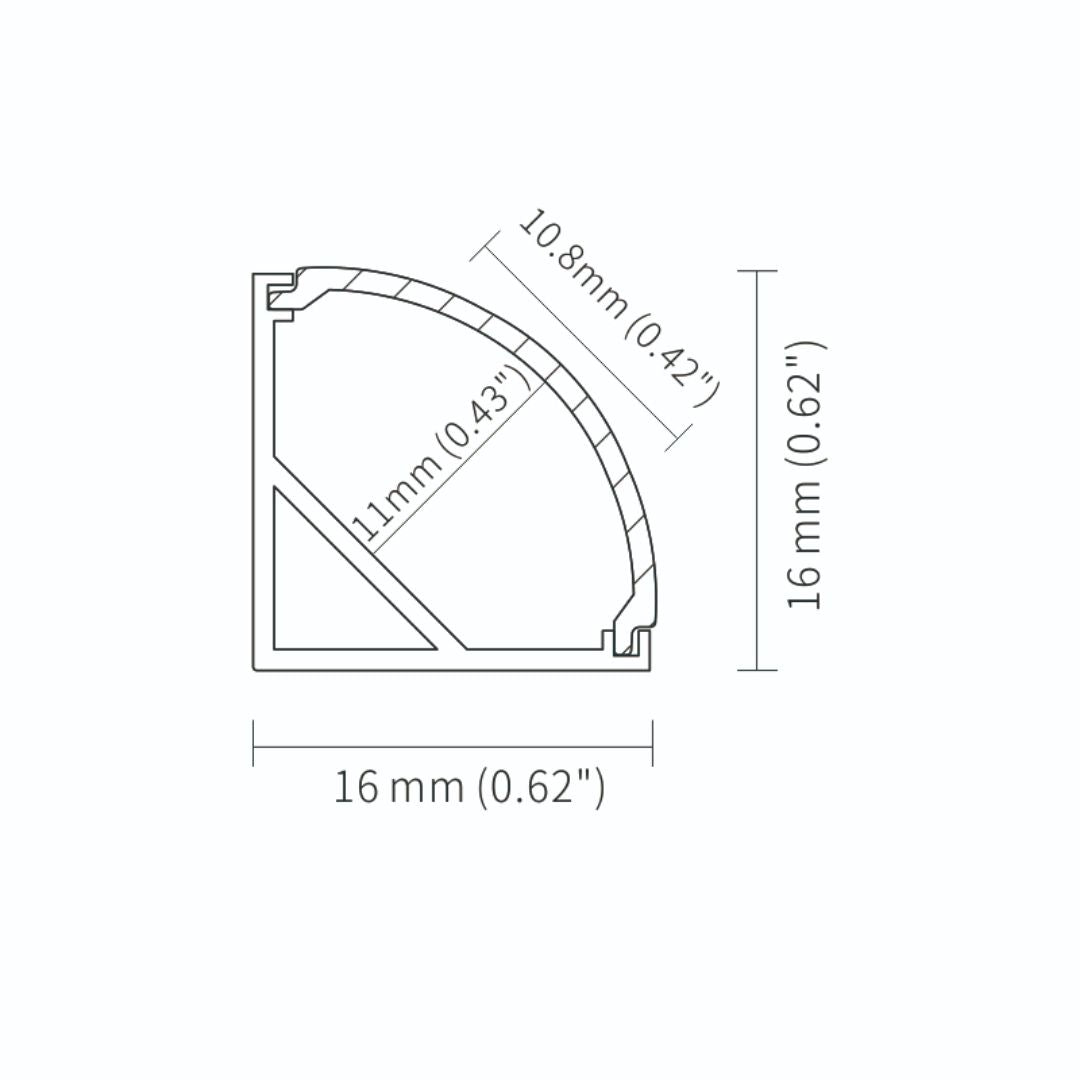 Aluminum Channel for LED Stripe K – 42